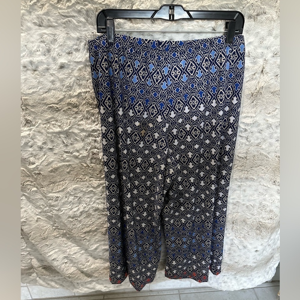 One World Wide Leg Boho Pallazzo Pants - Picture 2 of 5
